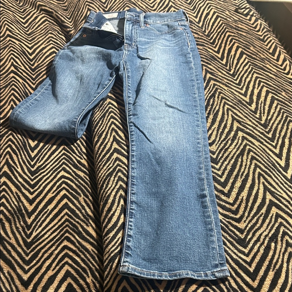 GAP Kick Fit High Rise Blue Jeans Size 25/0 Like New